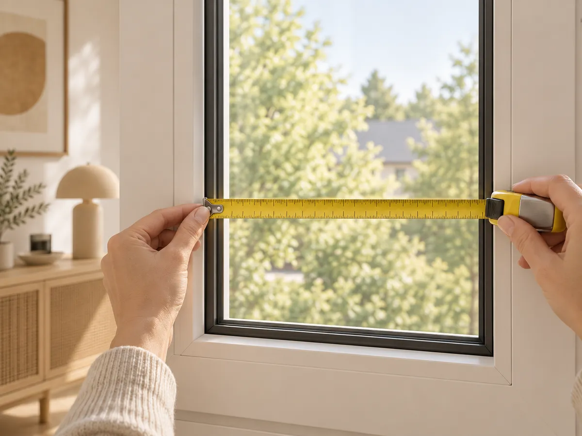 Measuring pleated blinds